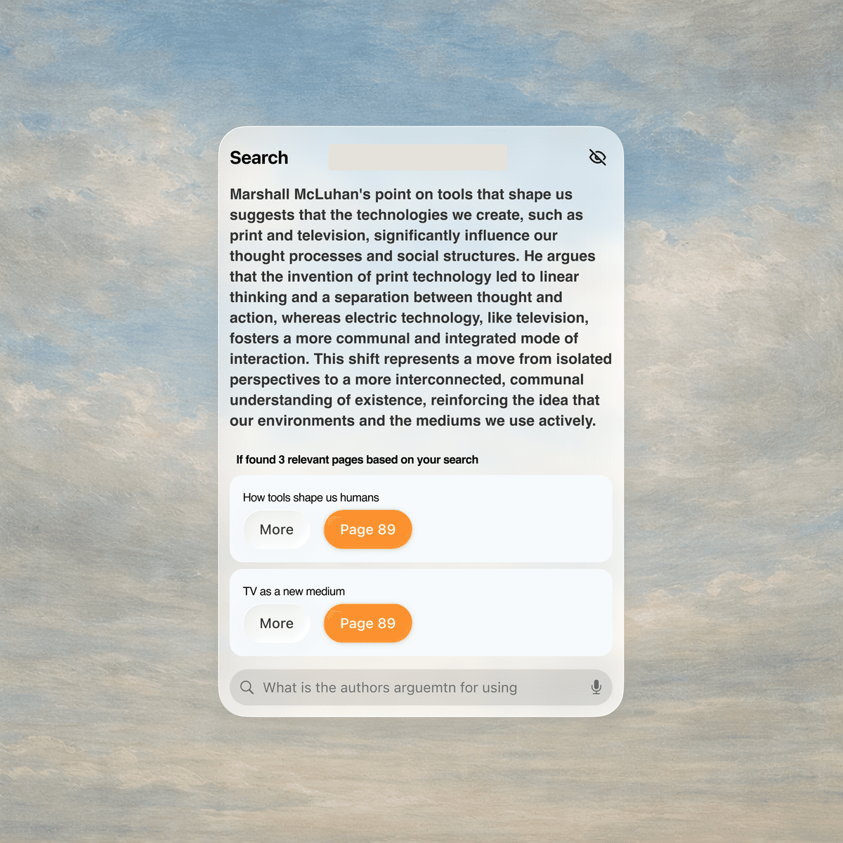 Search by meaning, not just keywords